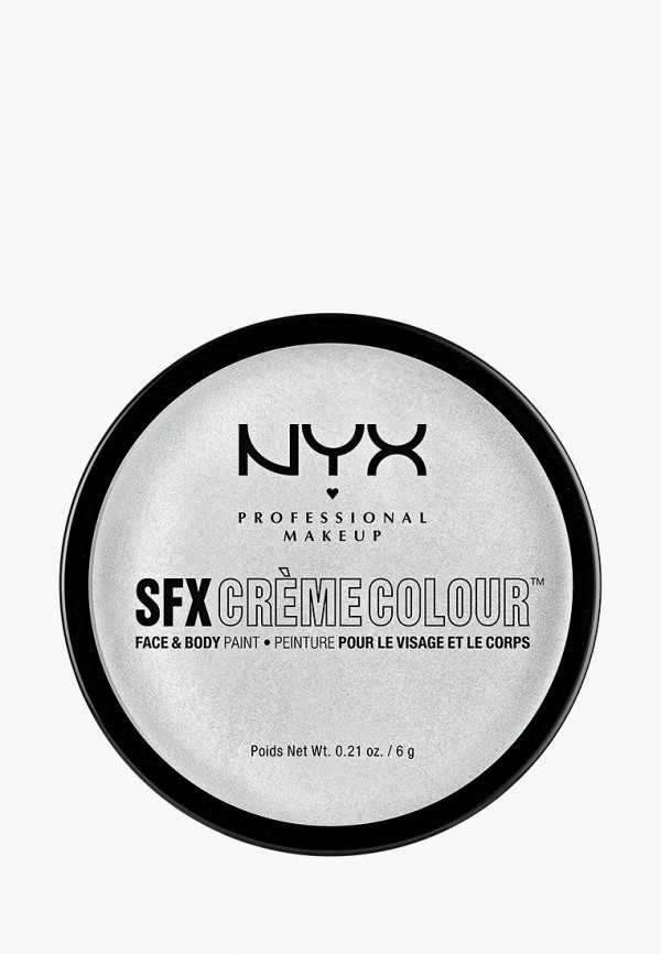 Nyx Professional Makeup Тени для век - SFX CREME COLOUR - SILVER, 6 г - фото 1