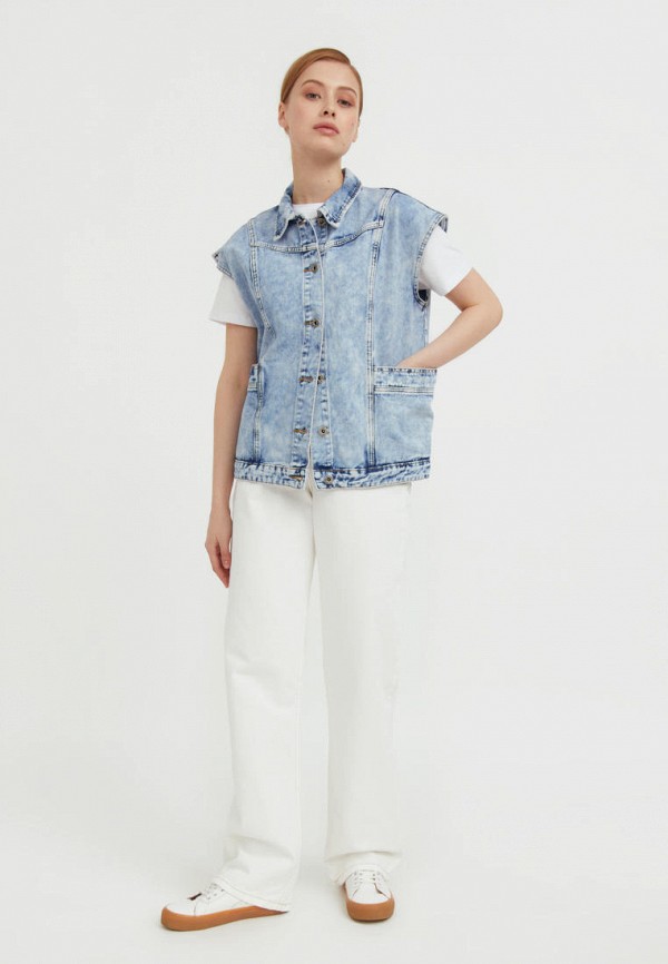 Finn Flare Жилет джинсовый - фото 2