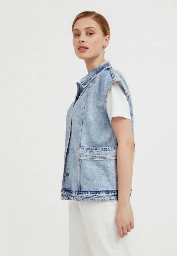 Finn Flare Жилет джинсовый - фото 4