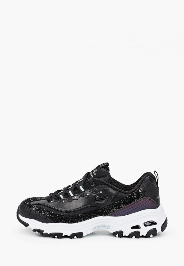 Sketchers dlites black best sale