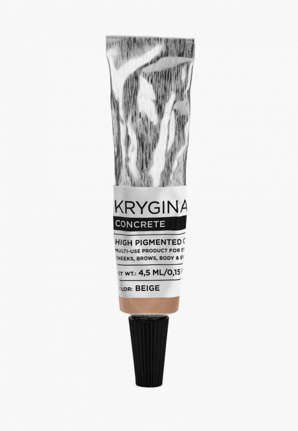 Krygina Cosmetics Средство Concrete Beige жидкие тени для век, подводка для глаз, помада, 4.5 мл