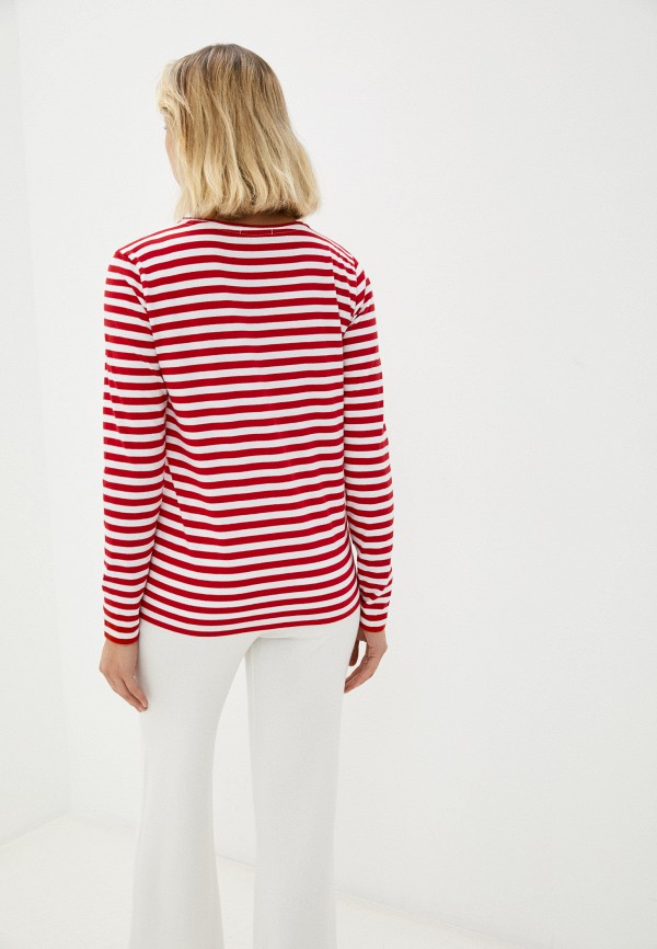 Берегите Птиц Лонгслив - Тельняшка Красная Сердце - фото 2