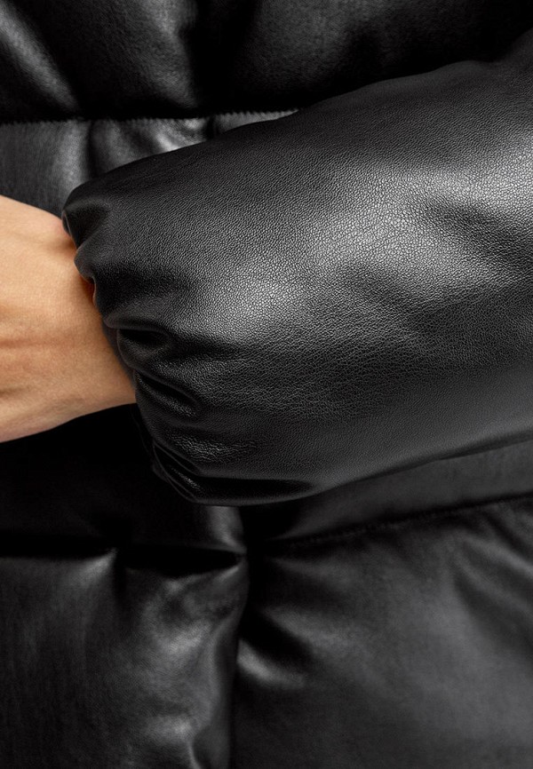 oodji Куртка кожаная утепленная - фото 5