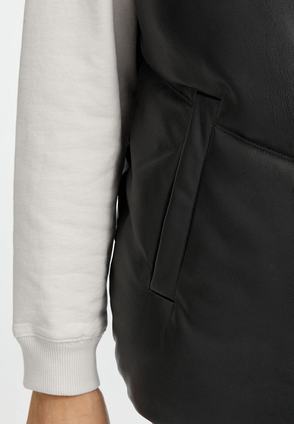 oodji Жилет кожаный - фото 5