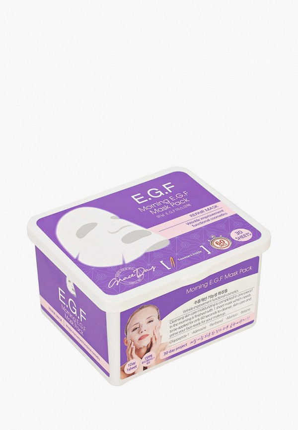 Grace Day Маски для лица 30 шт. - тканевая маска с EGF, 30 шт. - фото 1