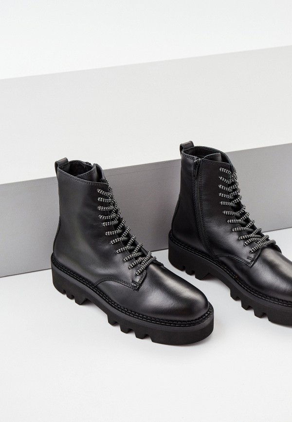 FURLA ◆ RITA LEATHER COMBAT BOOTS 関税/送料込 Furla Rita Lace-up Combat Boots In Neutrals | ModeSens