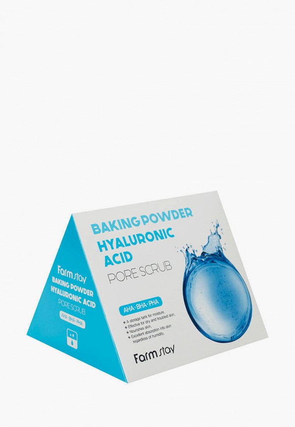 Farmstay Скраб для лица - в пирамидках для очищения пор с содой и гиалуроновой кислотой, 175 г - фото 1