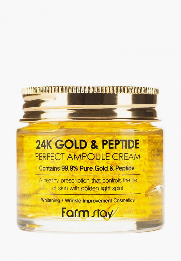 Farmstay Крем для лица - ампульный, с золотом и пептидами - фото 1