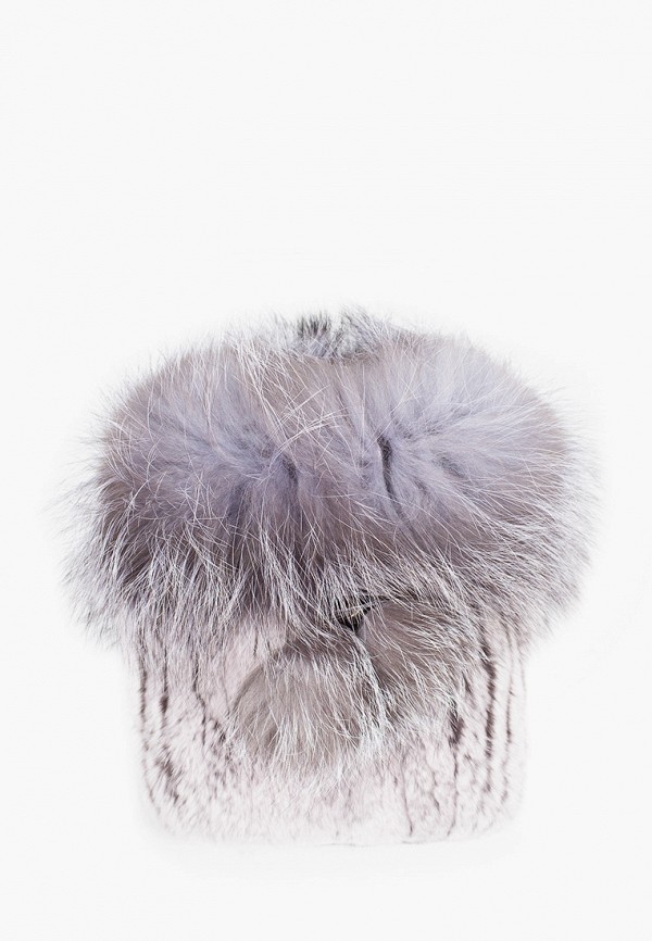 Lilaccat Шапка - из натурального меха кролика рекс и лисы - фото 2