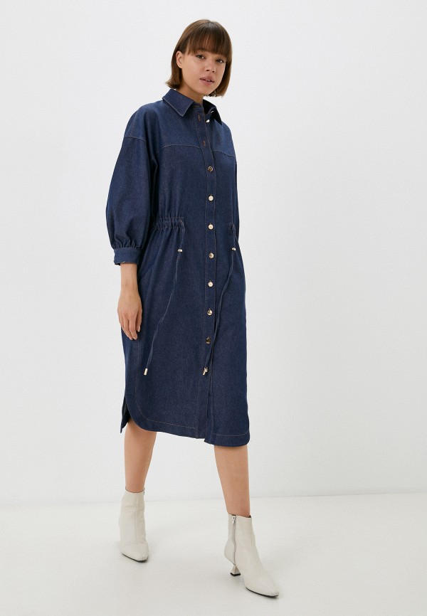 Ruxara Платье джинсовое - Lamoda Online Exclusive - фото 1