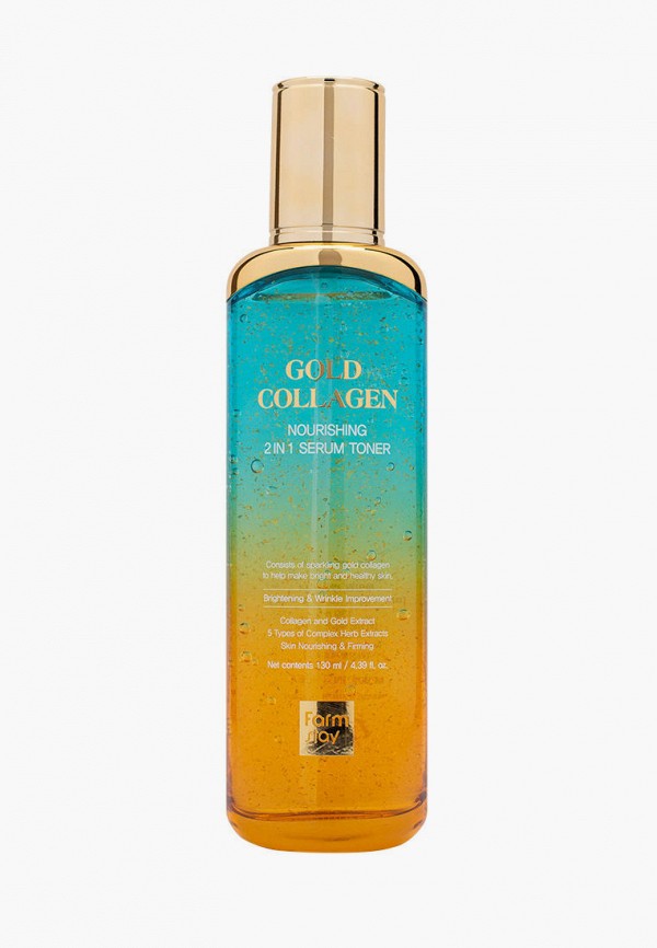 Farmstay Тонер для лица - питательный, с золотом и коллагеном - фото 1