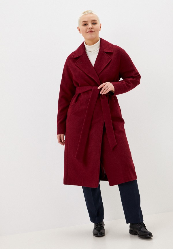Пальто Louren Wilton, цвет бордовый, MP002XW0BCVT — купить в интернет