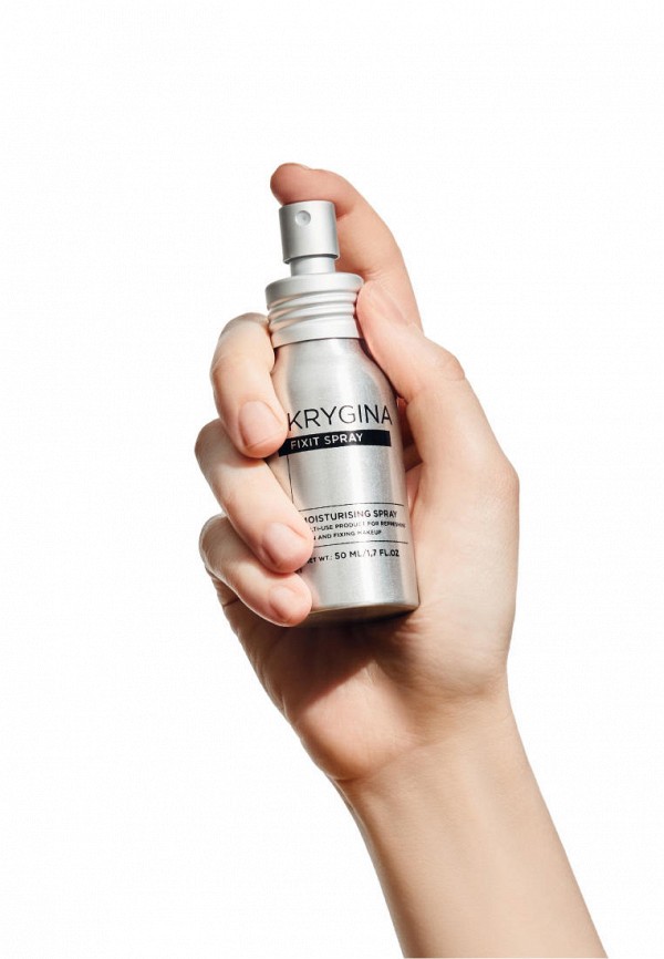 Krygina Cosmetics Спрей для фиксации макияжа - мультифункциональный, с увлажняющим действием - фото 2