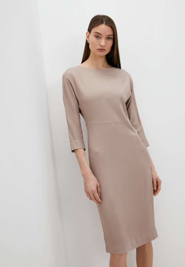 Платье Lusio, цвет: бежевый, MP002XW0C9ZY — купить в интернет-магазине ...
