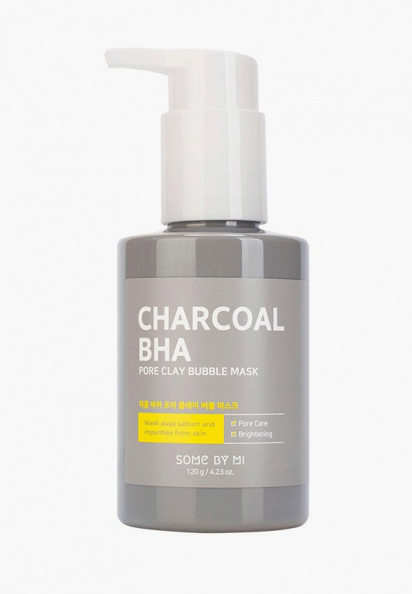 Some by Mi Маска для лица - Очищающая, пузырьковая, с древесным углем, 120 г - фото 1