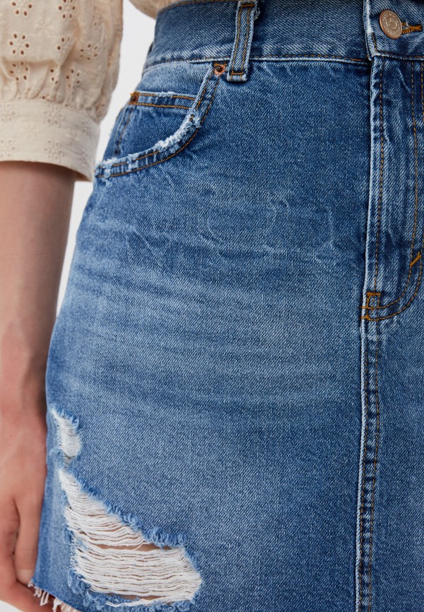 Gloria Jeans Юбка джинсовая - фото 4