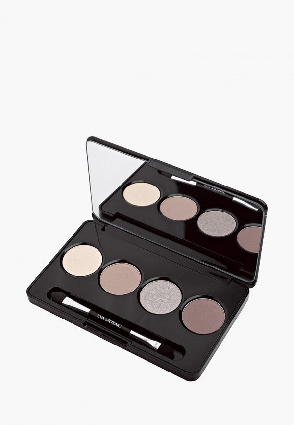Тени для век Eva Mosaic Eye Shadow Palette 4-цветные, 01, 6,5 г, цвет ...