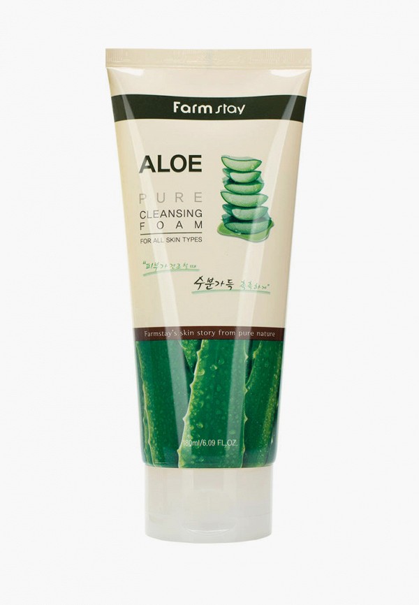 Farmstay Пенка для умывания - Очищающая с экстрактом алоэ, 180 мл - фото 1