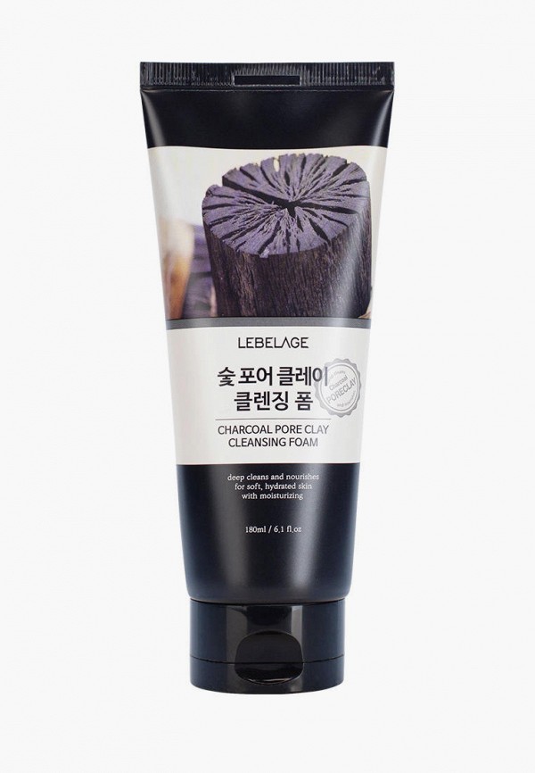 Lebelage Пенка для умывания - с углем, сужающая поры, 180 мл - фото 1