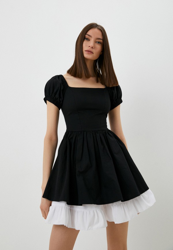 Платье Lulez - цвет: черный, коллекция: лето.