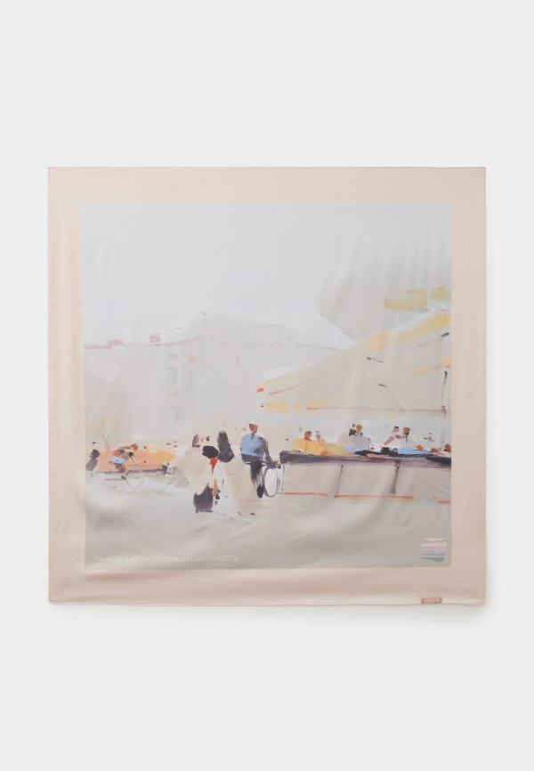 Artograph Платок - с картиной художника Алексея Ланцева "На площади Сен-Мишель" - фото 1