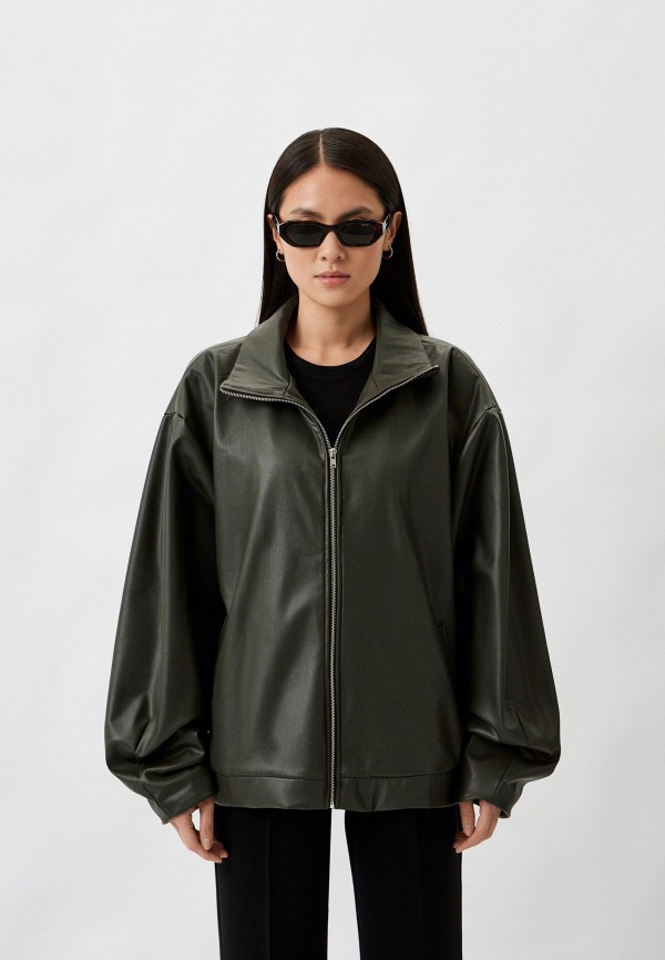 Berhasm Куртка кожаная - Off Shoulder - фото 1