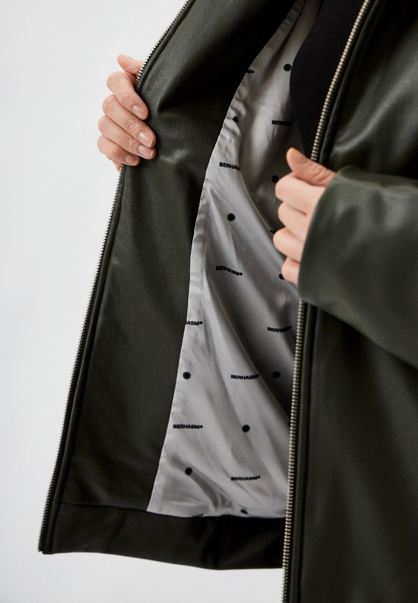 Berhasm Куртка кожаная - Off Shoulder - фото 5