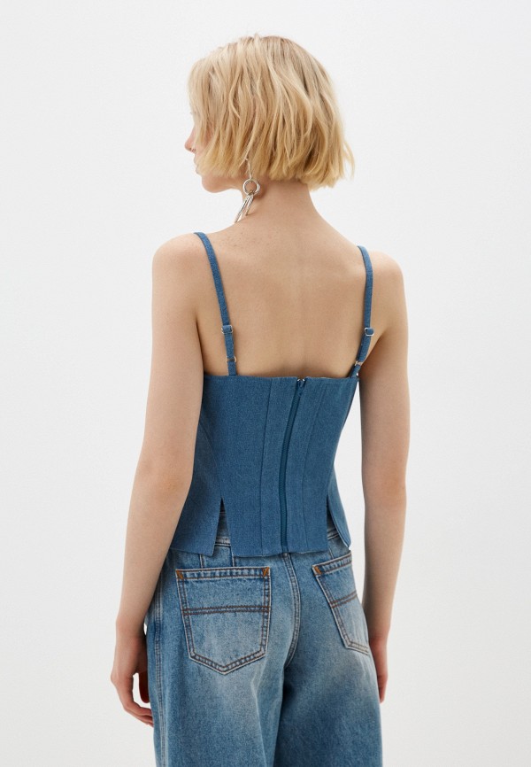 Rizzle Корсет - Джинсовый - фото 3