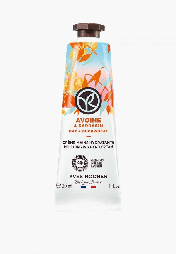Yves Rocher Крем для рук - Увлажняющий «Овес & Гречиха», 30 мл - фото 1