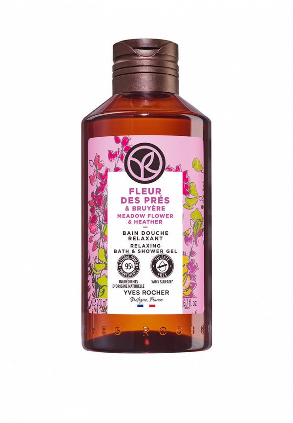 Yves Rocher Гель для душа - «Ракитник & Вереск», 200 мл - фото 1