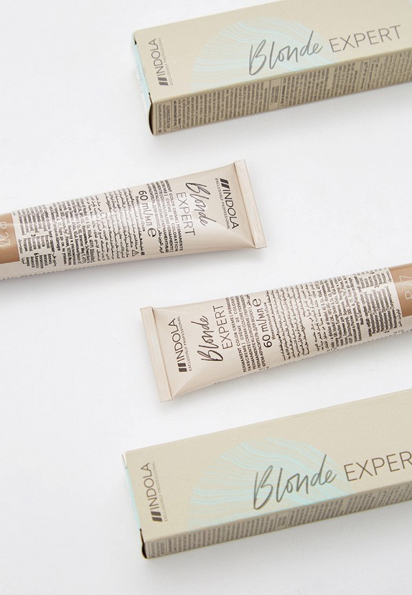Indola Краска для волос - BLOND EXPERT PASTEL для окрашивания волос INDOLA P.27 блонд пастельный перламутровый фиолетовый, 60 мл x 2 шт. - фото 2