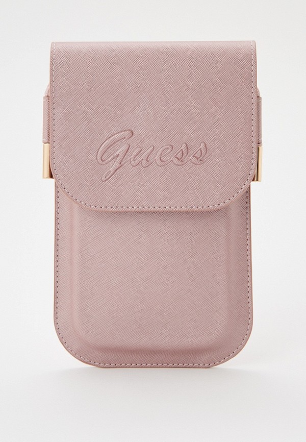Чехол для телефона Guess кросс-боди, Wallet Bag, цвет: розовый ...