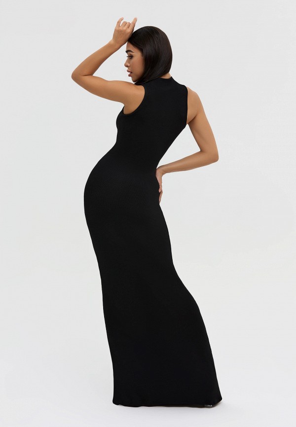 Bona Fide Платье - Long Dress Black Rib - фото 3