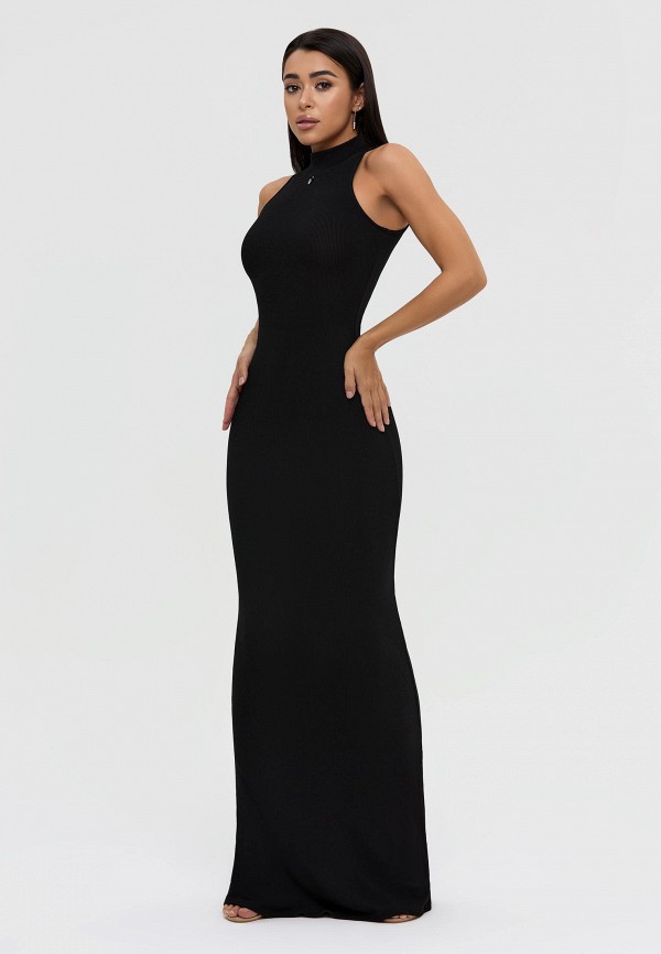 Bona Fide Платье - Long Dress Black Rib - фото 5