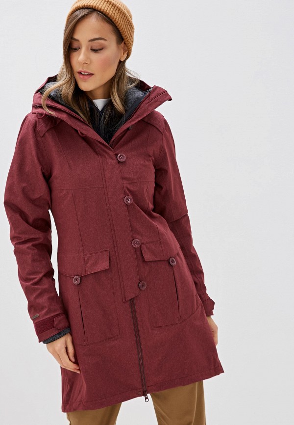 Куртка утепленная Bergans of Norway Bjerke 3in1 Lady Coat, цвет: бордовый,  MP002XW0GJPO — купить в интернет-магазине Lamoda