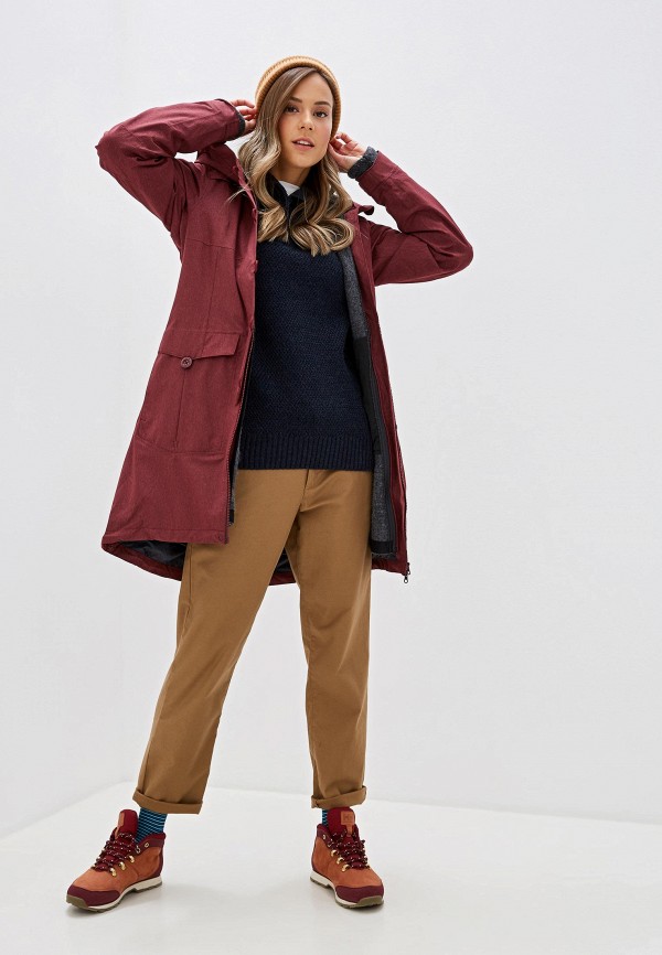 Куртка утепленная Bergans of Norway Bjerke 3in1 Lady Coat, цвет: бордовый,  MP002XW0GJPO — купить в интернет-магазине Lamoda