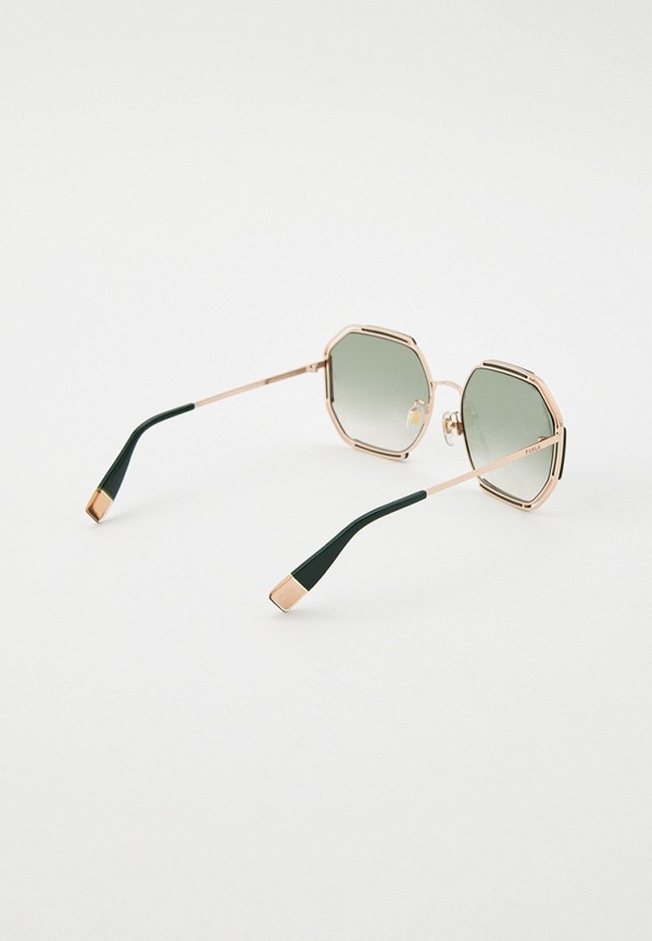 Очки солнцезащитные Furla FURLA SUNGLASSES SFU785, цвет: золотой ...