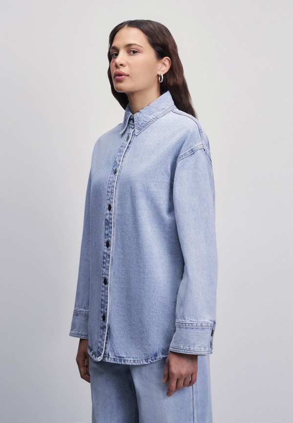 Zarina Рубашка джинсовая - фото 5