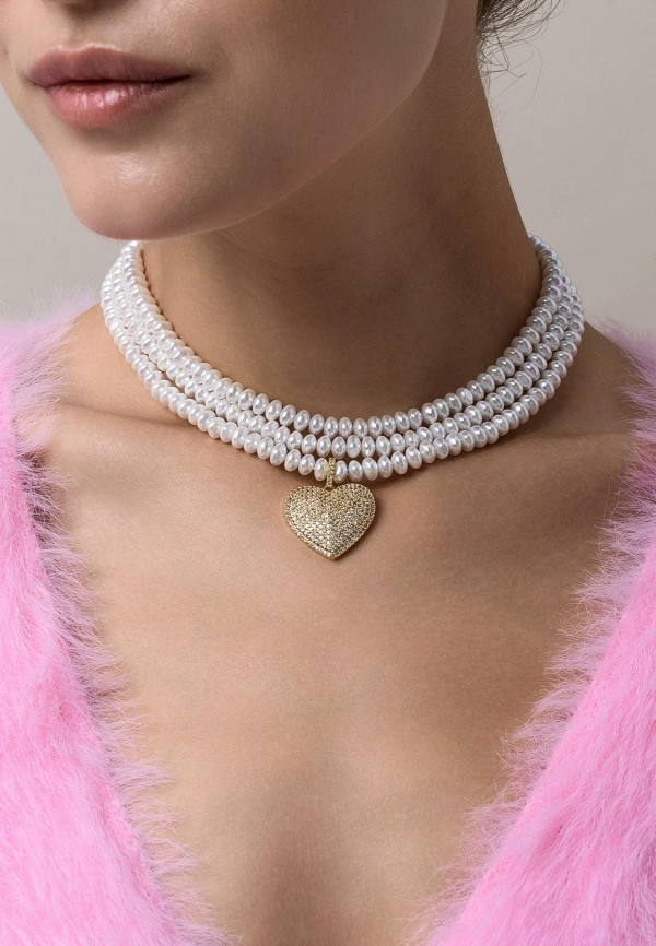 Kuksa Колье - Trio Pearl Gold - фото 2