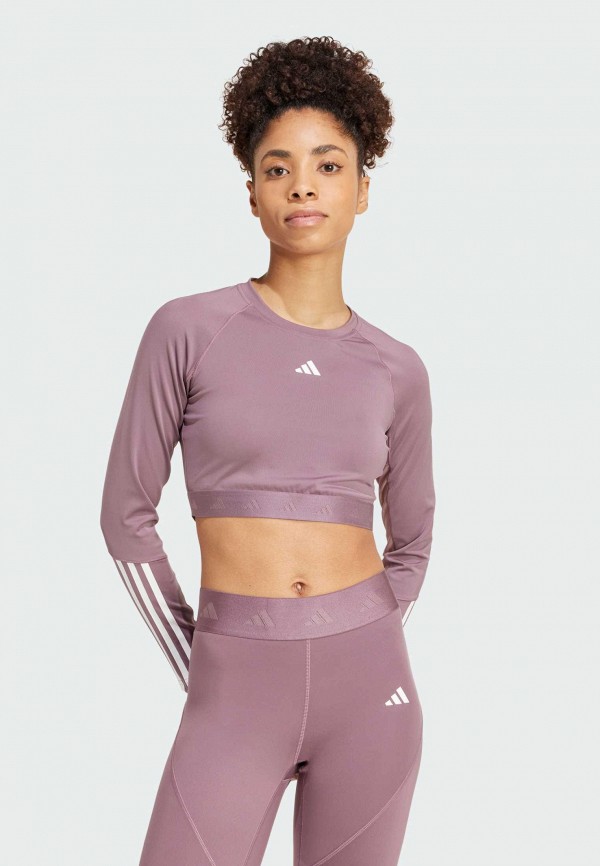 adidas Лонгслив спортивный - Hyperglam Training Crop - фото 1