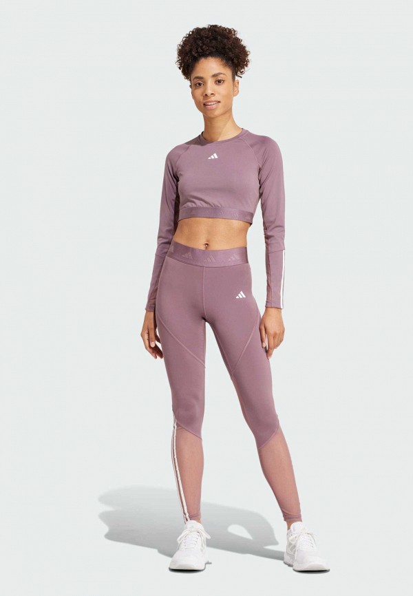 adidas Лонгслив спортивный - Hyperglam Training Crop - фото 2