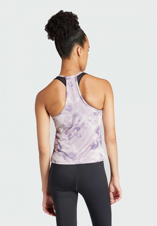 adidas Майка спортивная - Train Essentials AOP Flower Tie-Dye - фото 3