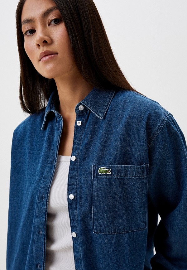 Lacoste Рубашка джинсовая - Oversize fit - фото 4