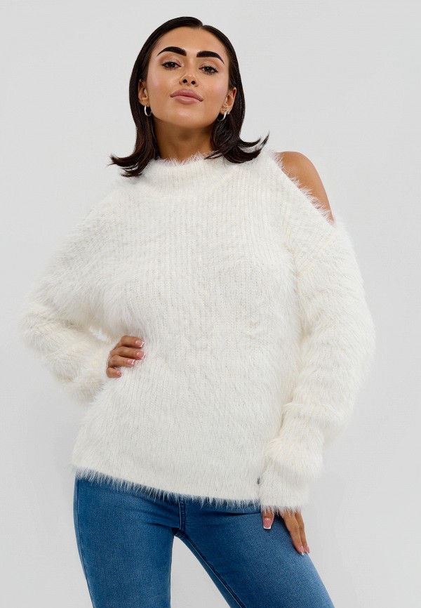 Bona Fide Джемпер - Fluffy Sweater "White" - фото 4