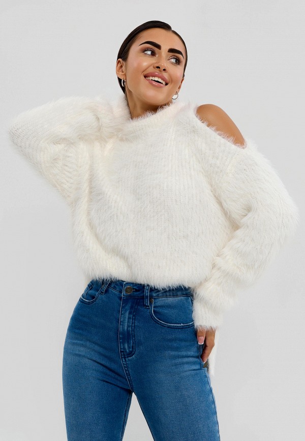 Bona Fide Джемпер - Fluffy Sweater "White" - фото 6