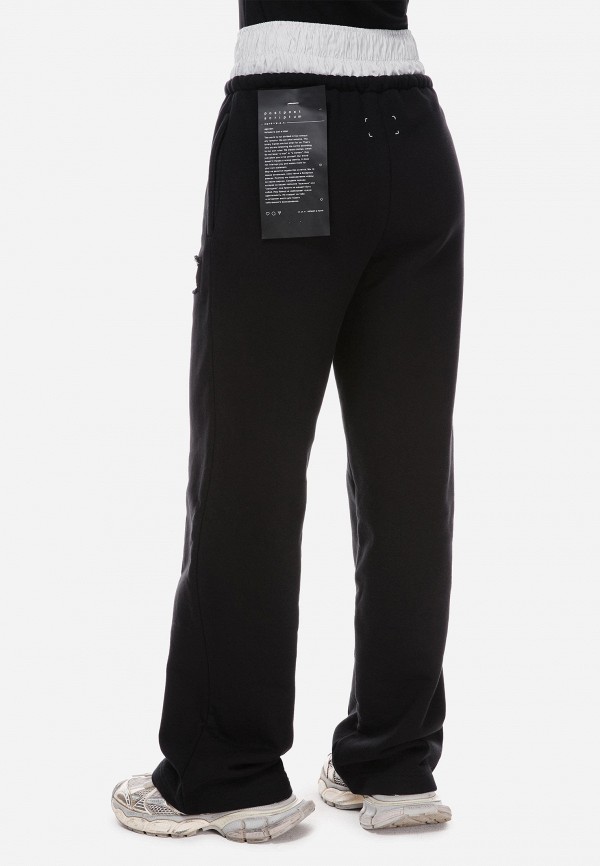 Post Post Scriptum Брюки спортивные - свободного кроя с двойным поясом - фото 4