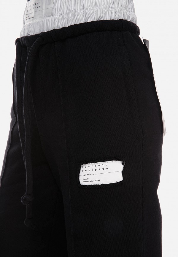 Post Post Scriptum Брюки спортивные - свободного кроя с двойным поясом - фото 5