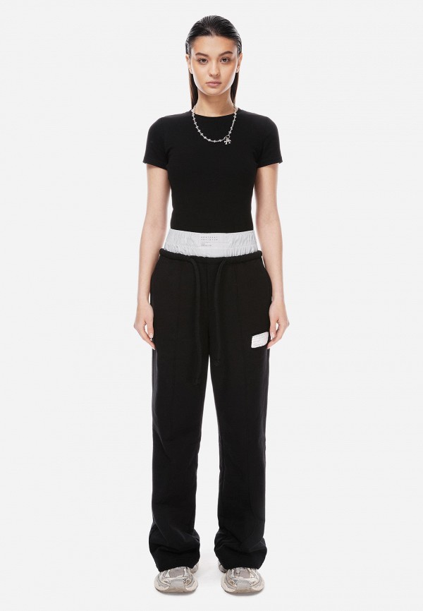 Post Post Scriptum Брюки спортивные - свободного кроя с двойным поясом - фото 2