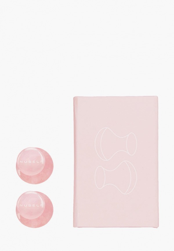 Nuself Скребок гуаша - двойной, для точечного массажа лица, из розового кварца - фото 2