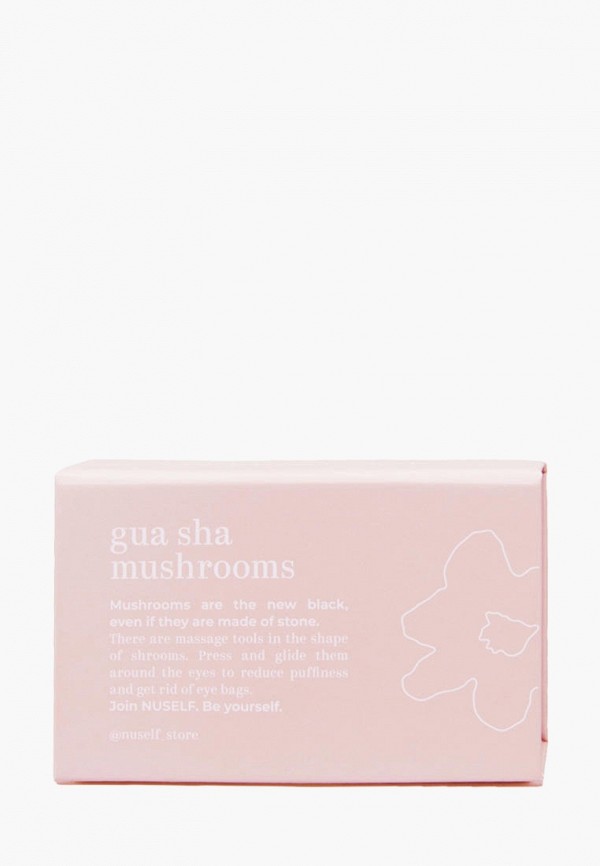 Nuself Скребок гуаша - двойной, для точечного массажа лица, из розового кварца - фото 5